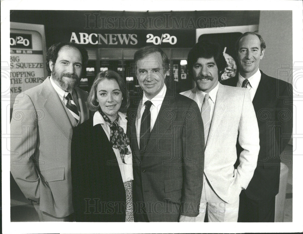 1979 Press Photo  ABC News Magazine program "20/20" - Historic Images