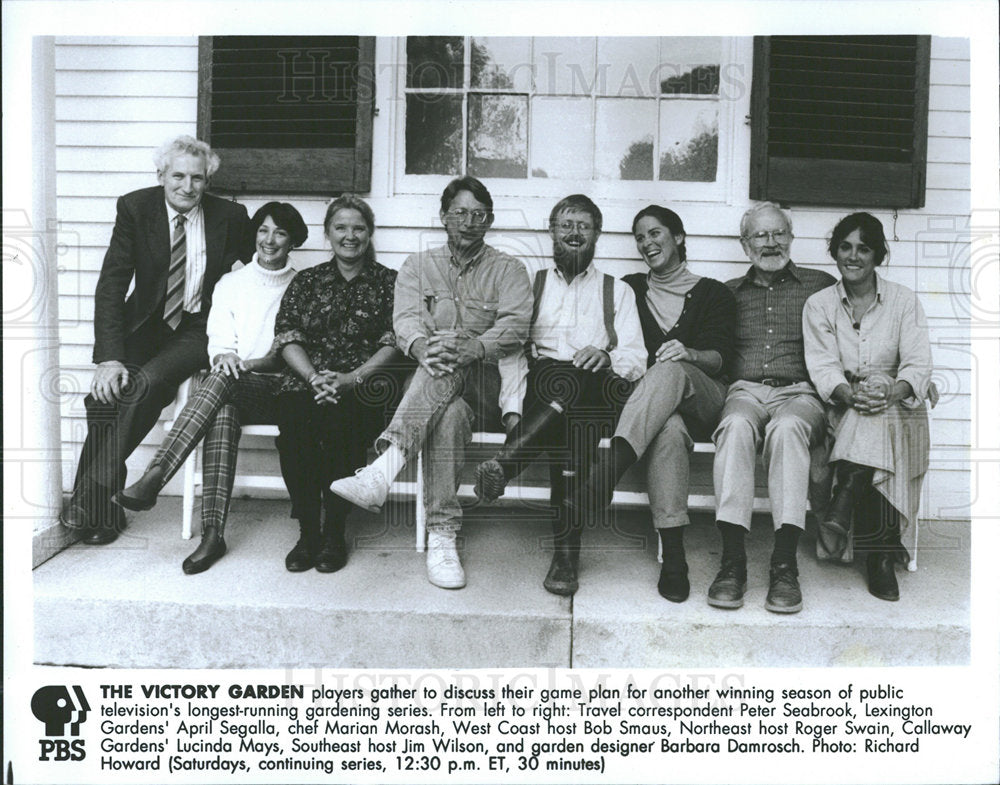 1992 Press Photo Victory Garden Players Bob Samus Roger - Historic Images