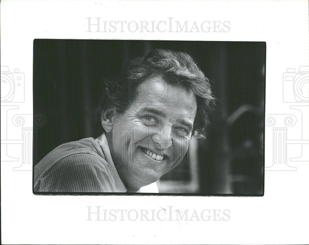 1983 Press Photo Glenn Mannisto,Poet and Grant Winner. - Historic Images