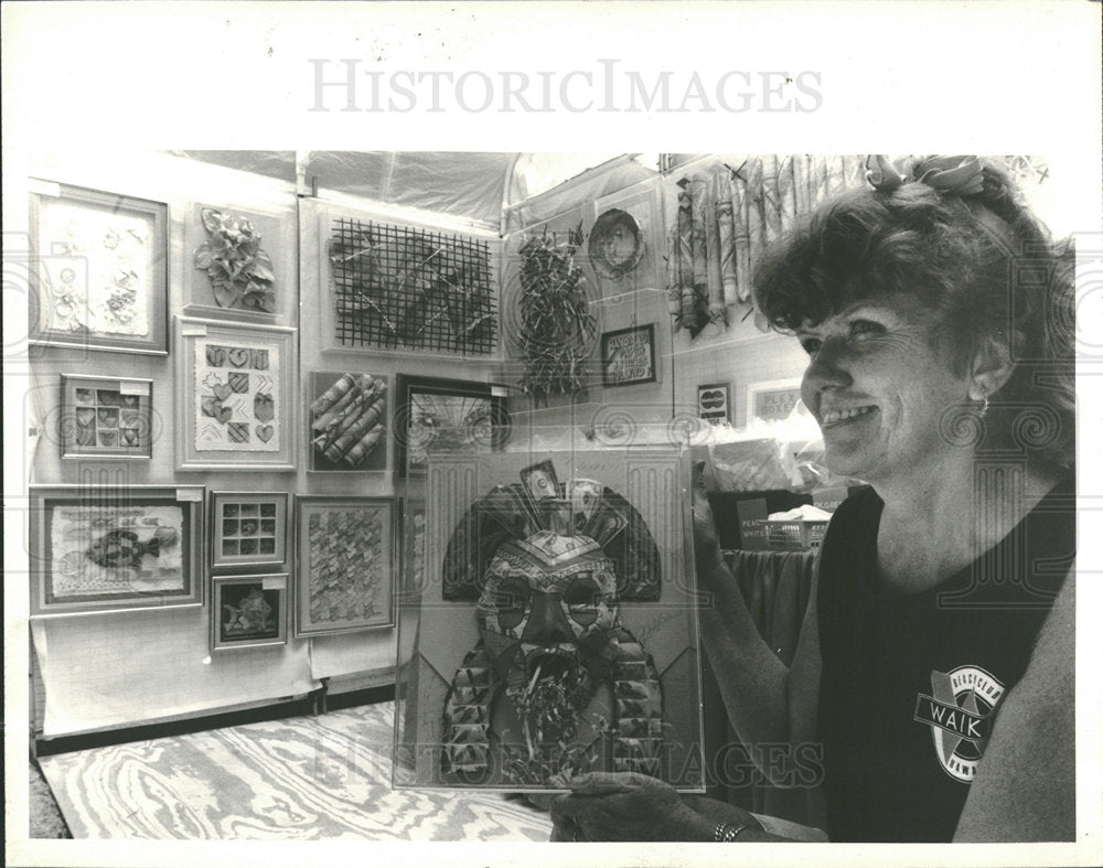 1991 Press Photo Ann Arbor Street Art Fair Michigan - Historic Images
