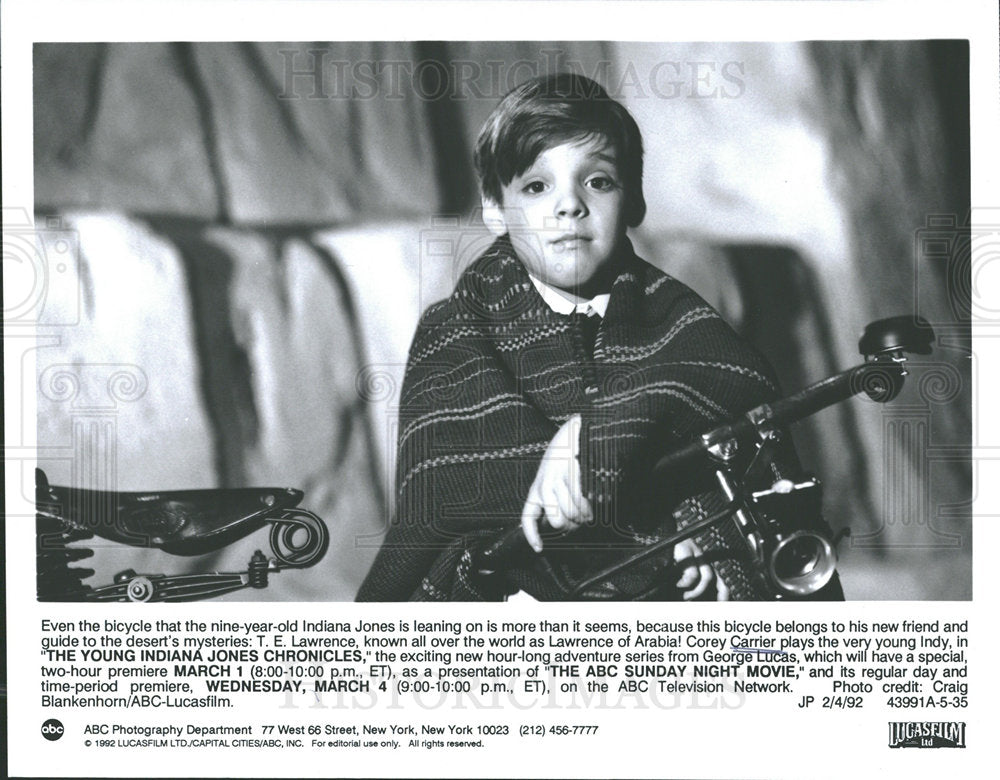 1996PressPhoto Corey in  Young Indiana Jones Chronicles - Historic Images