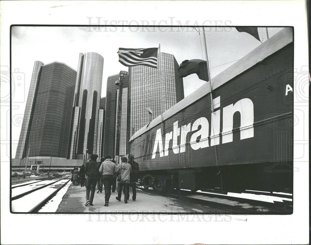 1984 Press Photo Press Photo the Artrain. - Historic Images