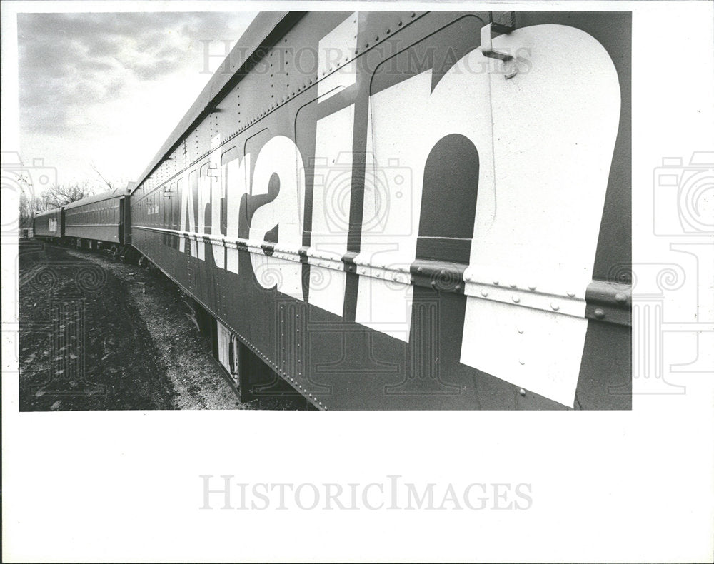 1985 Press Photo Artrain Travels The Country - Historic Images