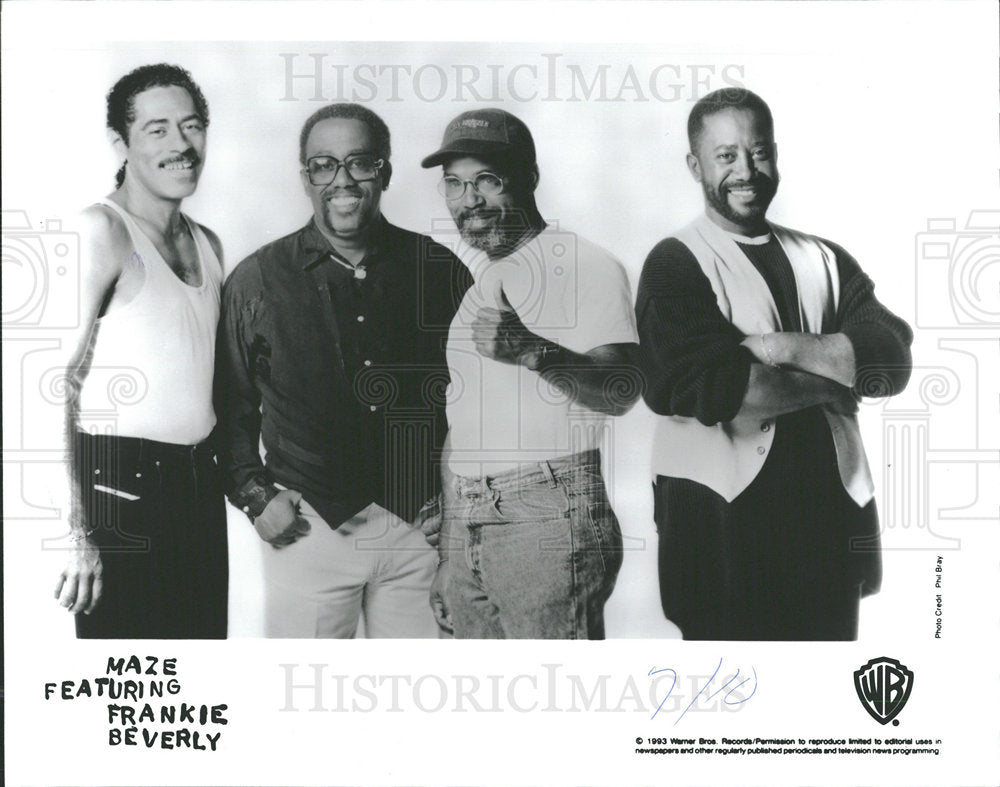 1999 Press Photo Maze Frankie Beverly Rock Band Chicago - Historic Images