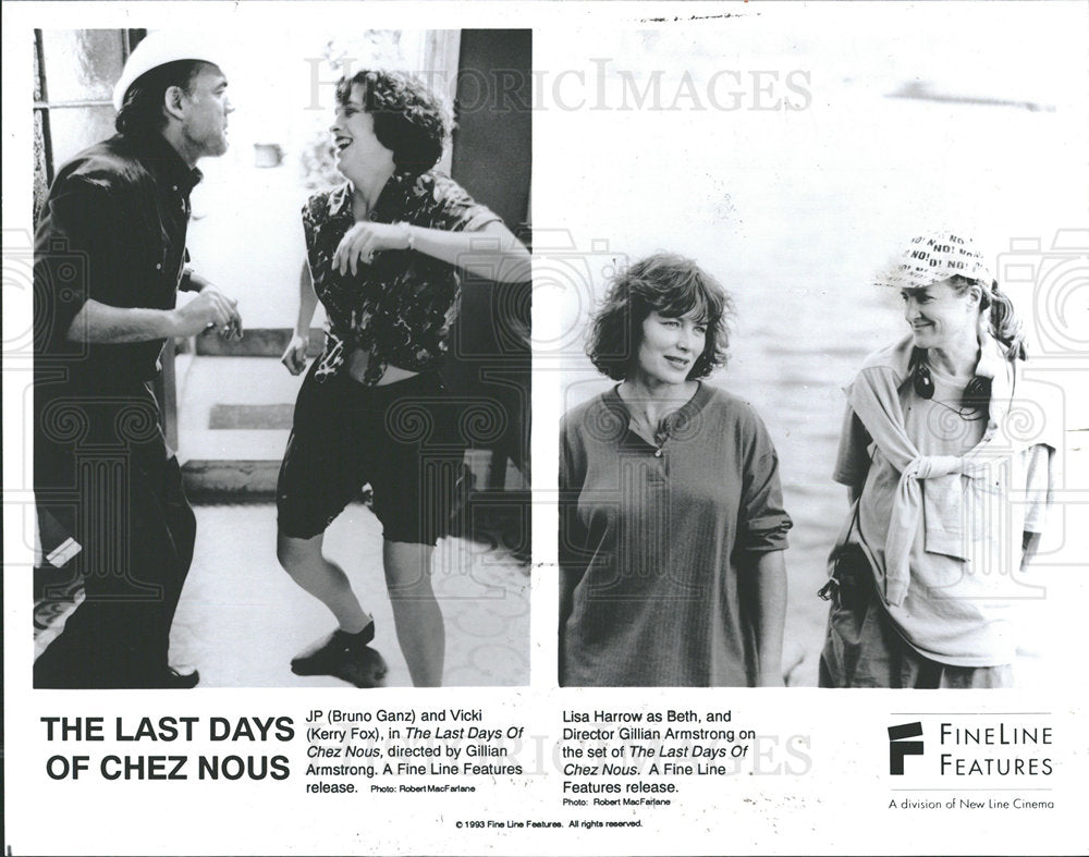 1993 Press Photo JP Bruno Ganz Viki Kerry Fox Chez Nous - Historic Images