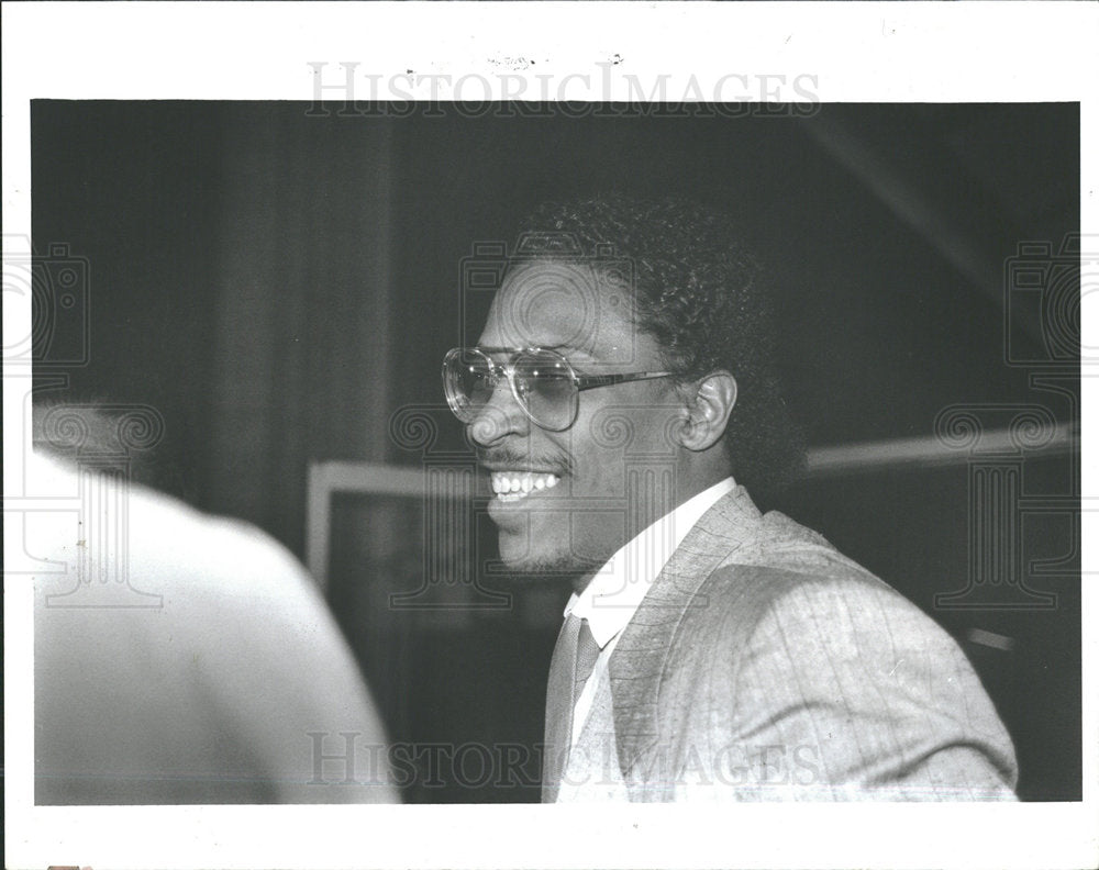 1988 Press Photo Detroit Judge Leon Jenkins - Historic Images