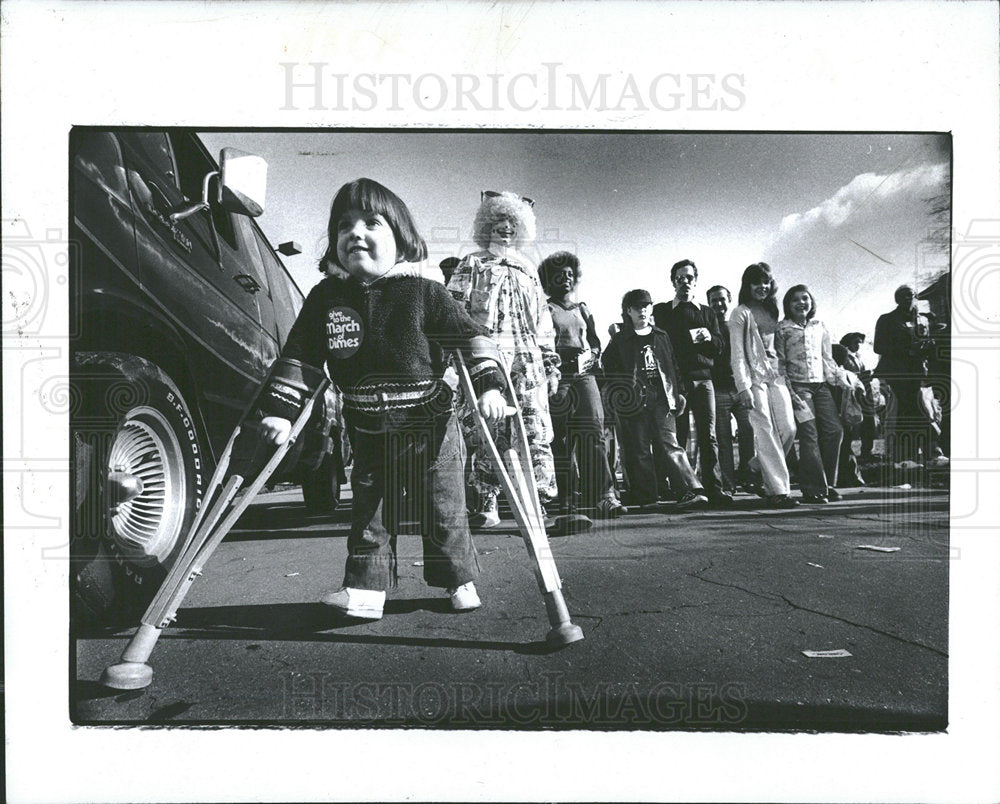 1979 Press Photo Debbi Ott Spina Bifida Eli Reed Snap  - Historic Images