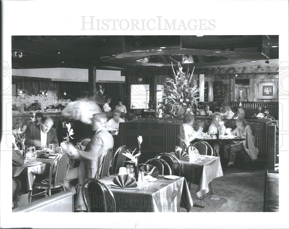 1990 Press Photo Vandyke manor Michigan Restaurant  - Historic Images
