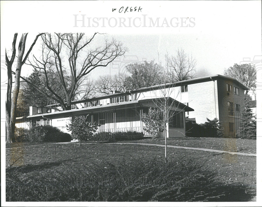 1980 Press Photo College U M Ann arbor buildings - Historic Images