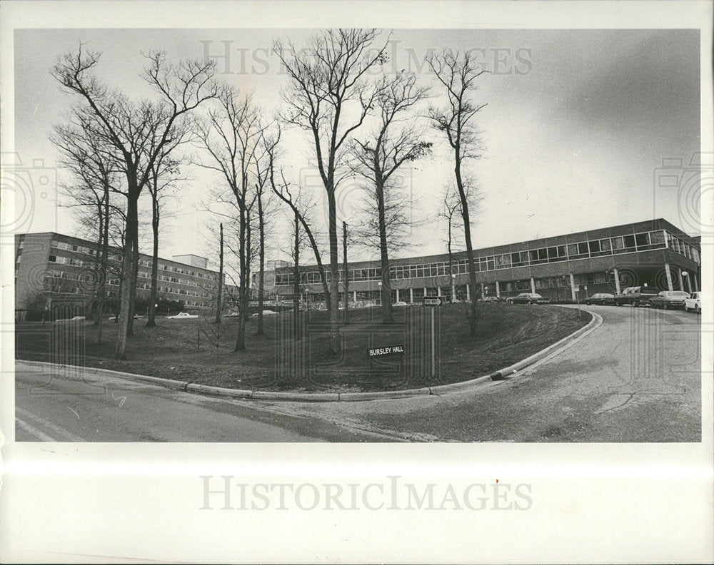 1981 Press Photo Barsley Hall at Univ. of Michigan. - Historic Images