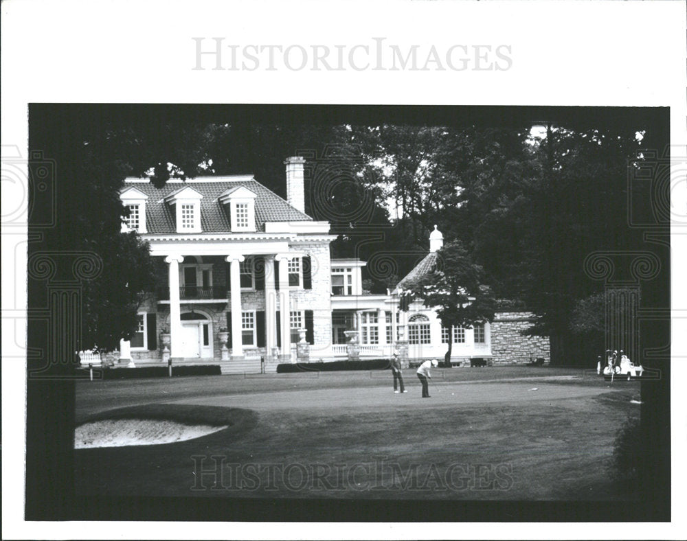 1991 Press Photo Pennsylvania Hotel Hershey Golf Course - Historic Images