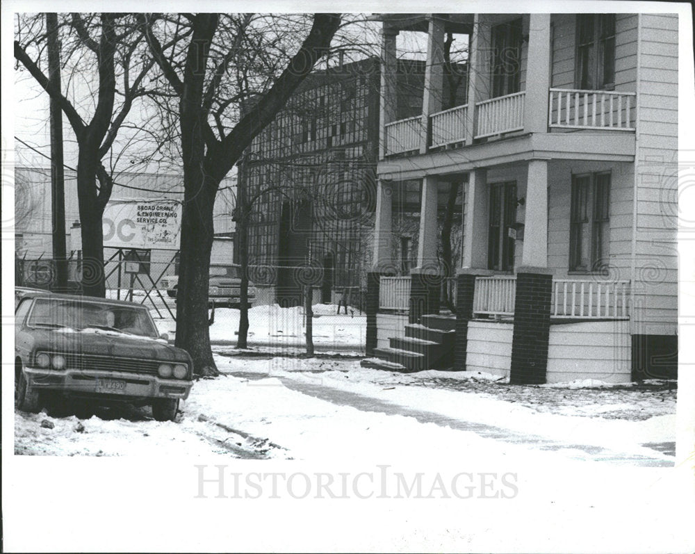 1978 Press Photo River Rouge Street Michigan Batten Pic - Historic Images
