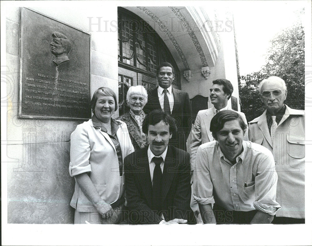 1981 Press Photo University Michigan Peace Corp Lavoie - Historic Images