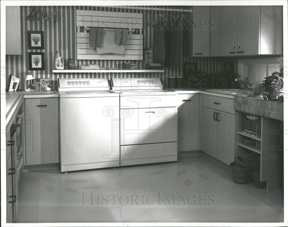 1966 Press Photo Washing Machines Ultimate Laundry Room - Historic Images