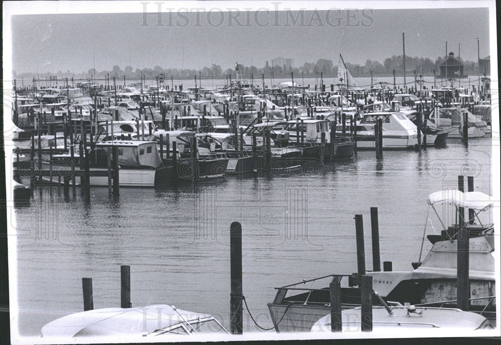 1977 Press Photo Picture Boat Marina - Historic Images