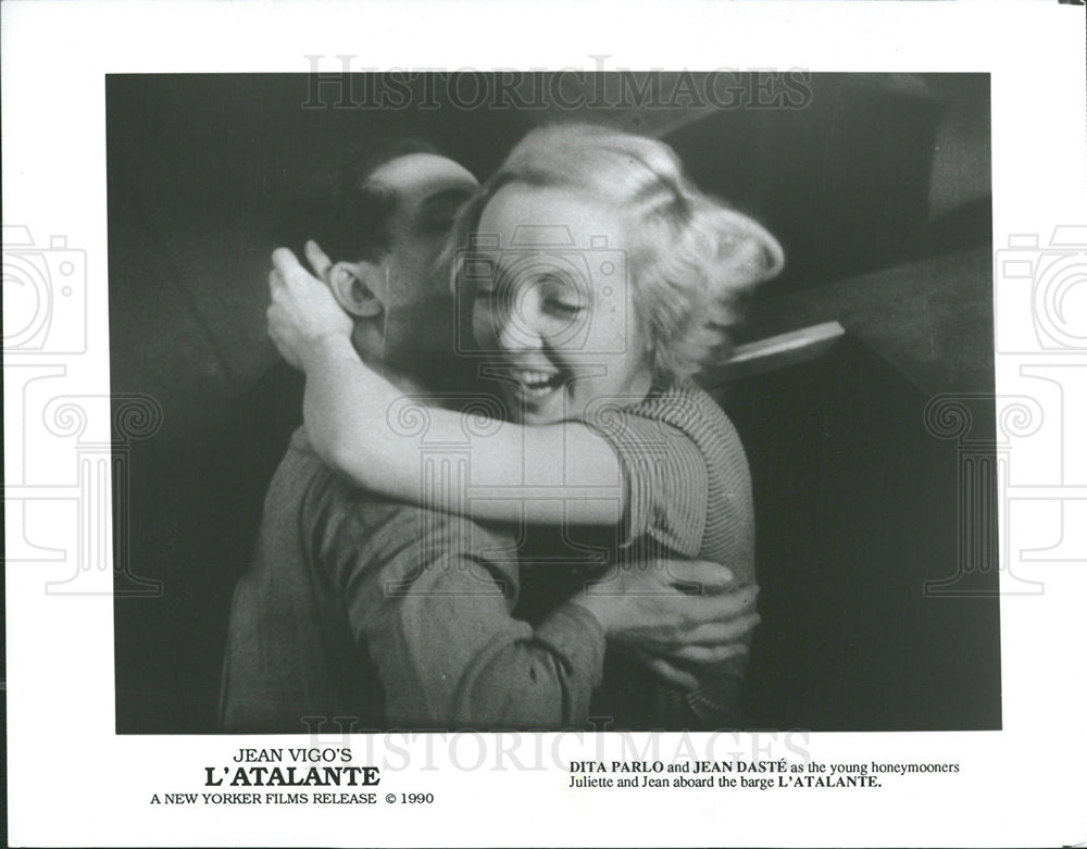 1990 Press Photo Actors Parlo Daste LAtalante - Historic Images