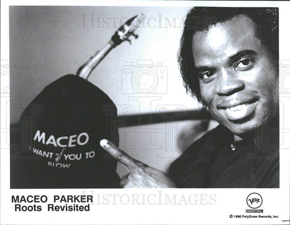 1991 Press Photo Band Leader Maceo Parker - Historic Images