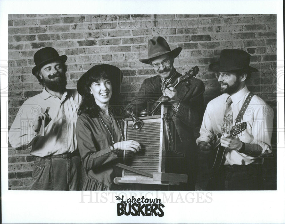 1990 Press Photo The Laketown Buskers Folktown Concert - Historic Images