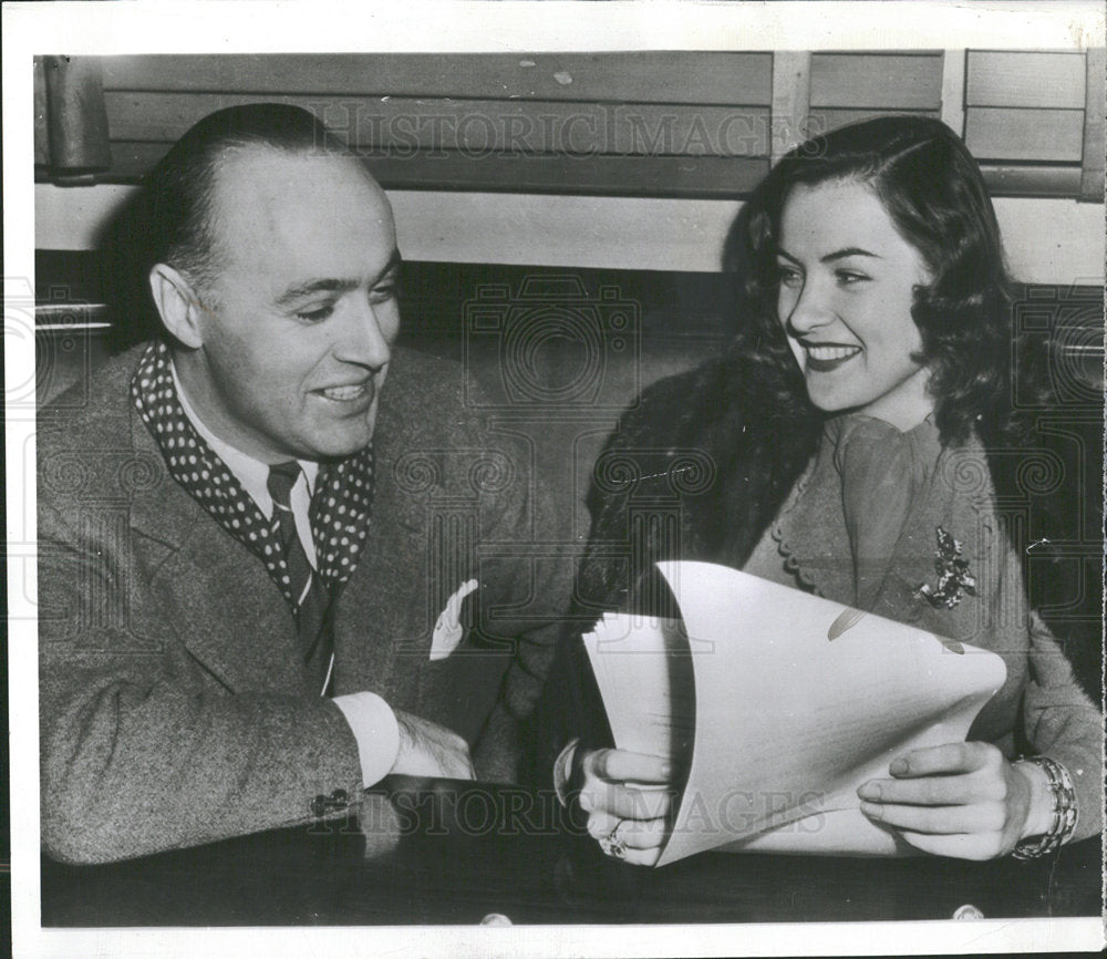 1943 Press Photo Actress Ella Raines - Historic Images