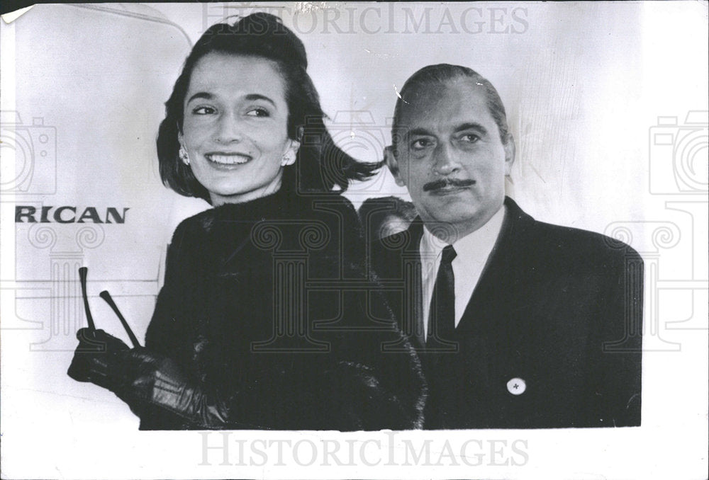1964 Press Photo Princess Lee Radziwill Prince Stanisla - Historic Images