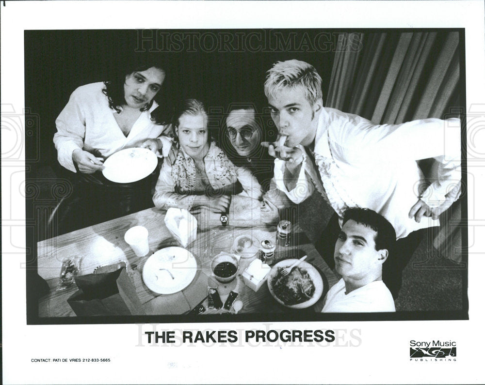 1993 Press Photo The Rakes Progress Alternative  Band - Historic Images