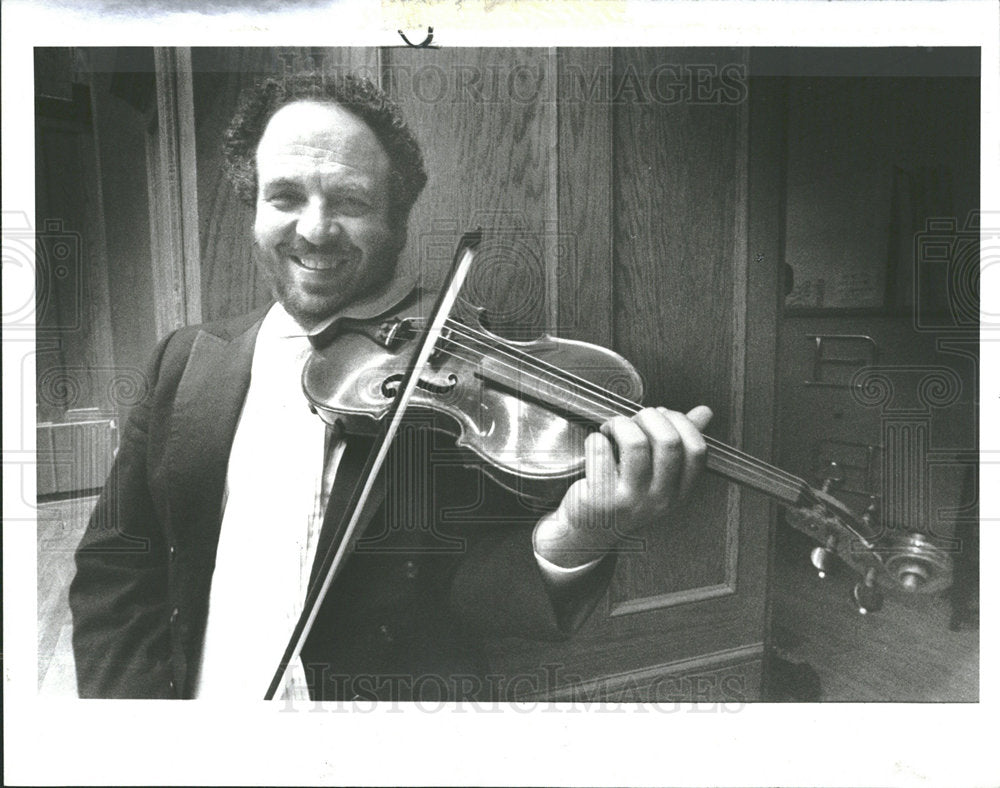 1987 Press Photo Misha New American Chamber Orchestra  - Historic Images