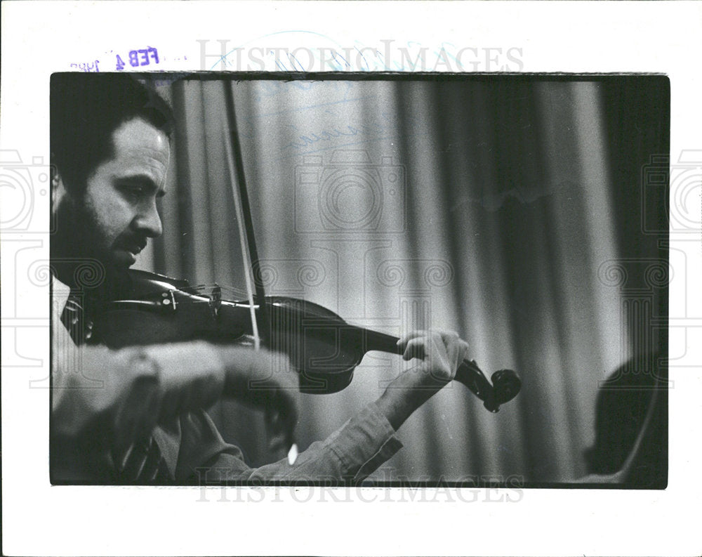 1980 Press Photo Violinist Misha Rachlevosky - Historic Images