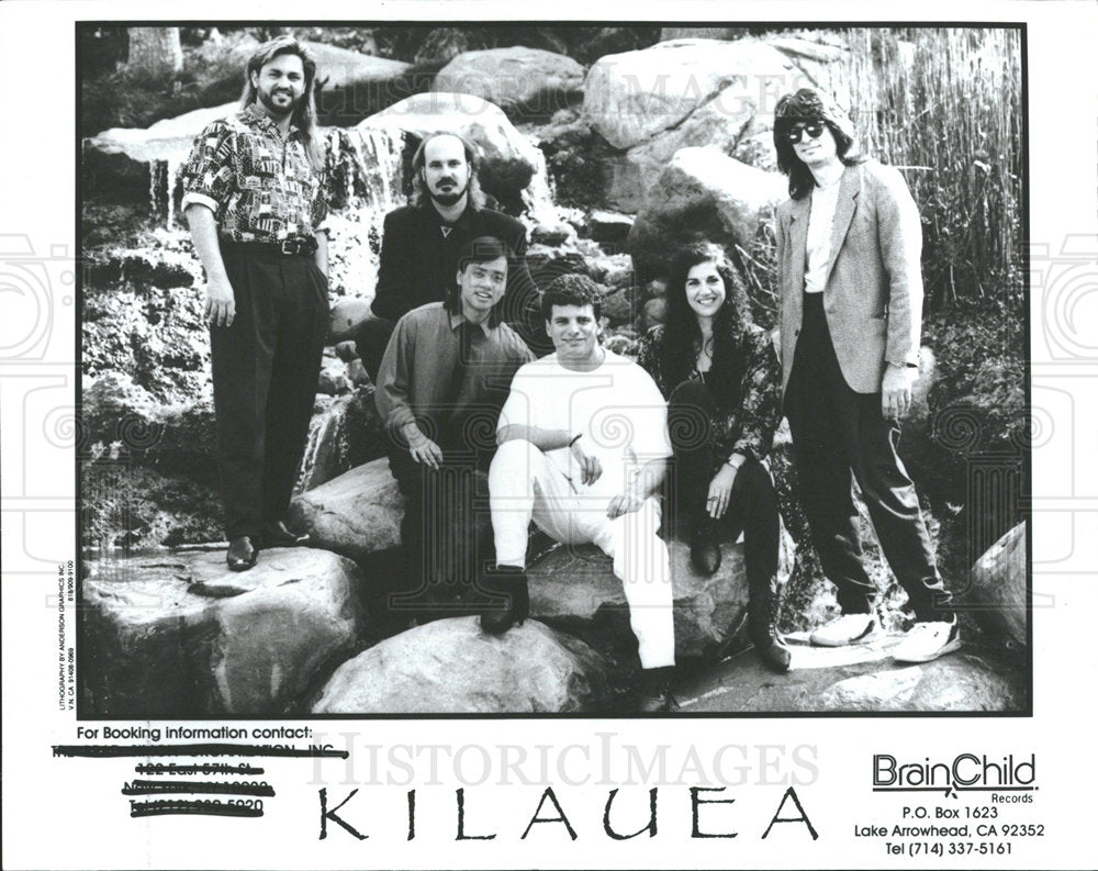 1992 Press Photo Kilauea rock group - Historic Images