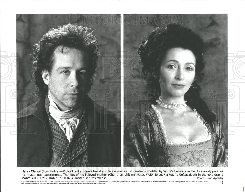 1995 Press Photo Tom Hulce in Mary Shellys Frankenstein - Historic Images