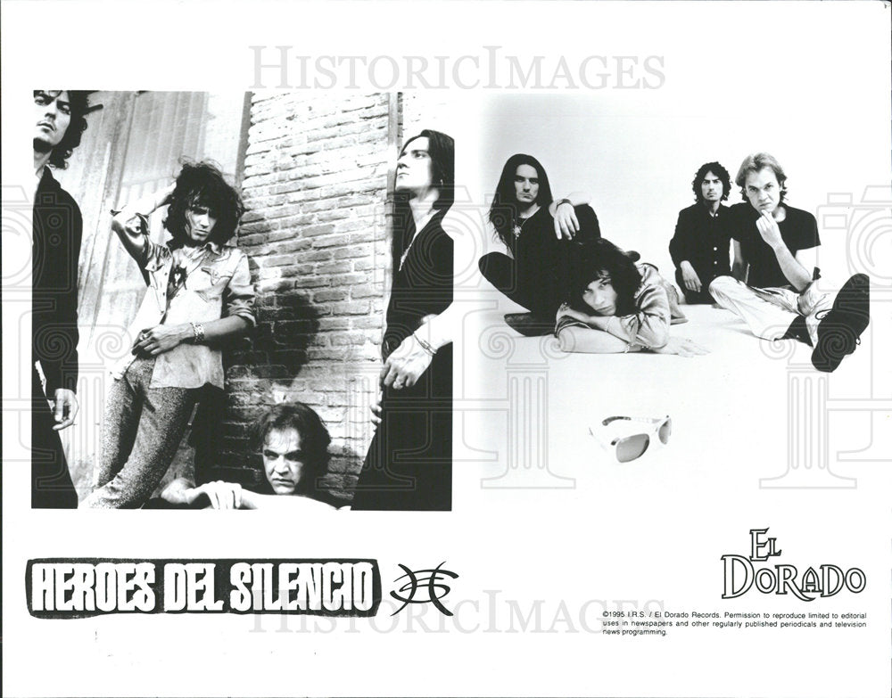 1995 Press Photo Spanish rock band Zaragoza Juan Enriqu - Historic Images