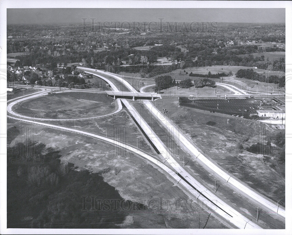 1962 Press Photo U.S. 16 Plainfield avenue interchange - Historic Images