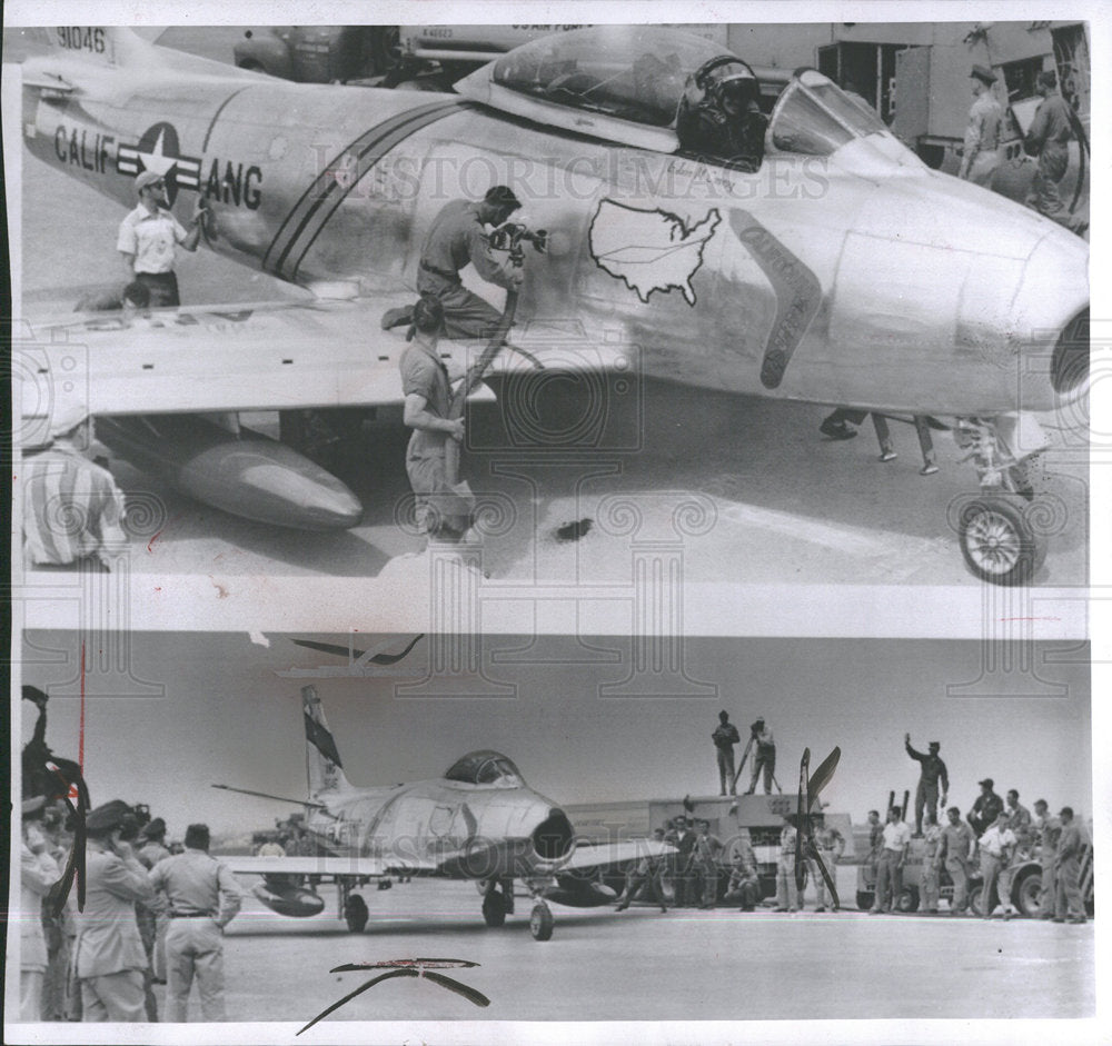 1955 FLIER LT. JOHN M. CONROY TAKE OFF - Historic Images