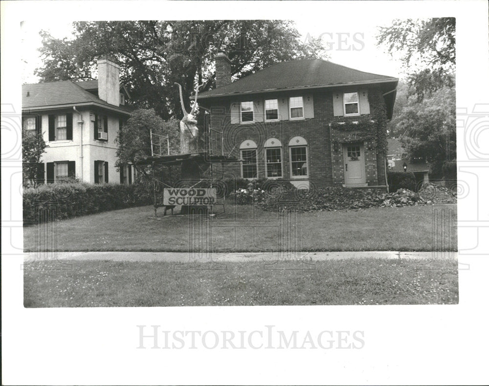 1986 Press Photo Philip Tannian House - Historic Images