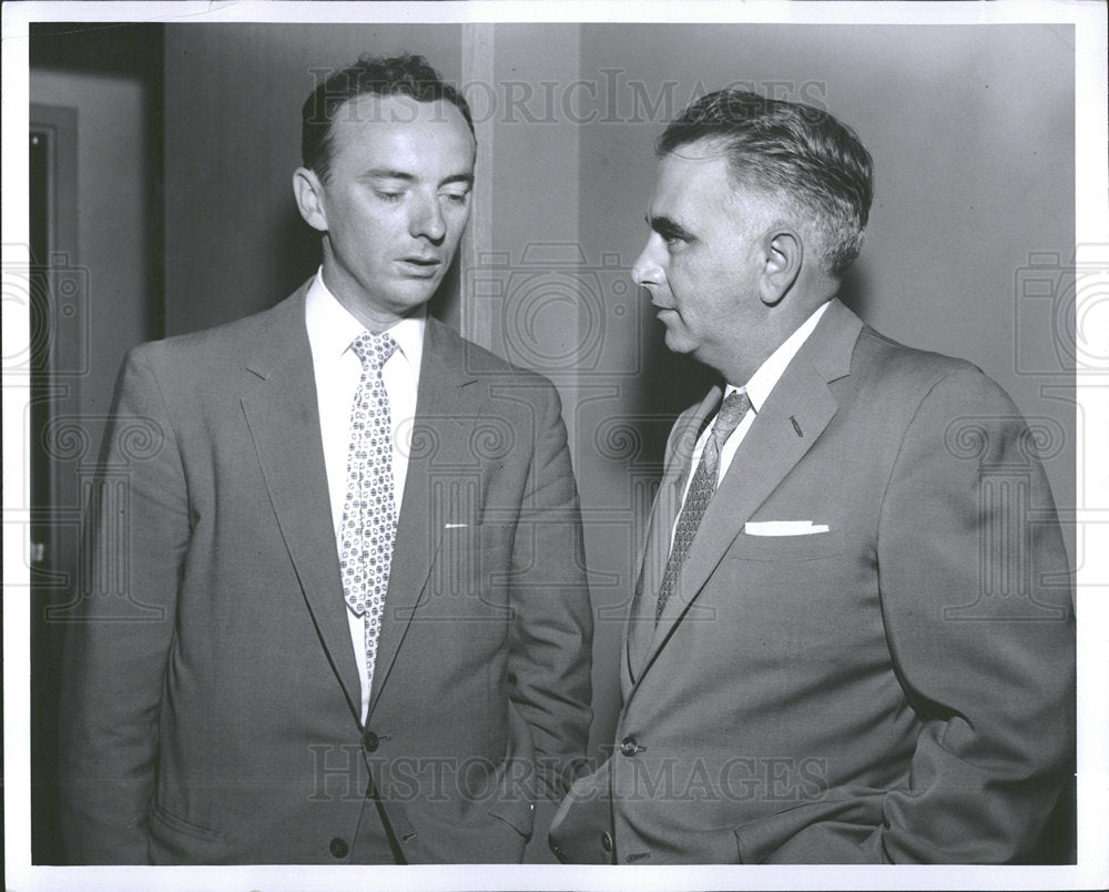 1956 Press Photo Joseph Sullivan Attorney General - Historic Images