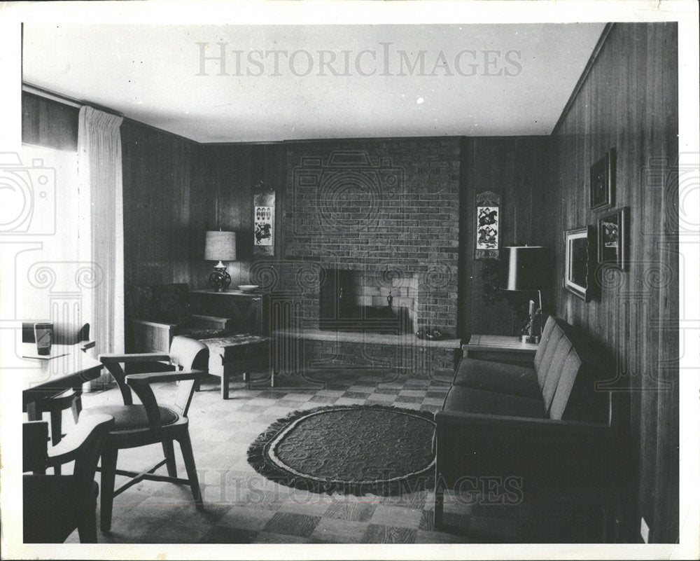 1965 Press Photo Tulip Terrace Interior Decorating - Historic Images