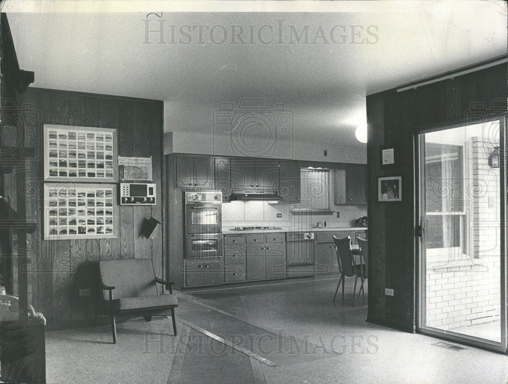 1967 Press Photo Family Room Interior Decorating - Historic Images