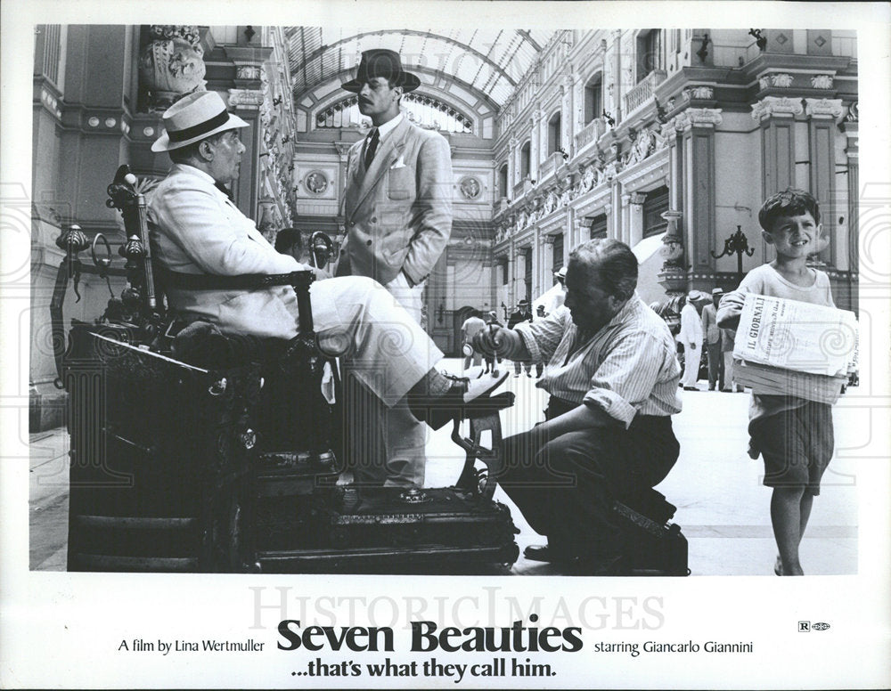 Press Photo Film Seven Beauties Giancarlo Giannini  - Historic Images