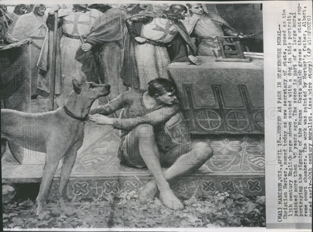 1959 Christian Herter, Muralist-Historic Images