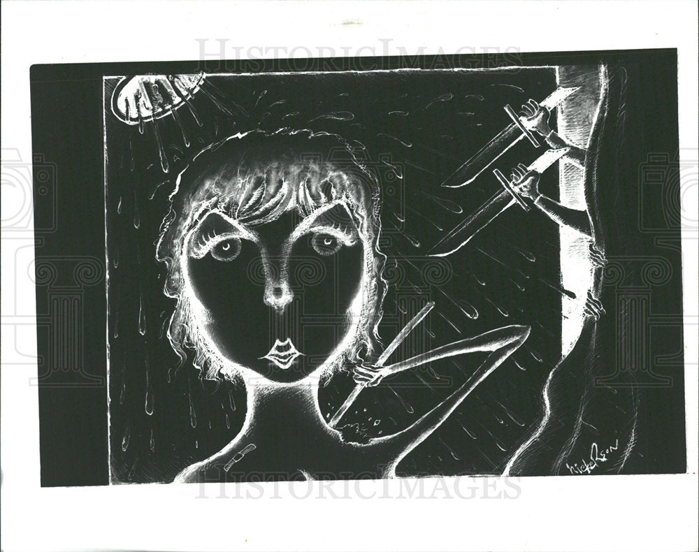 1982 Press Photo Famous Piece by Buddy Hickerson - Historic Images