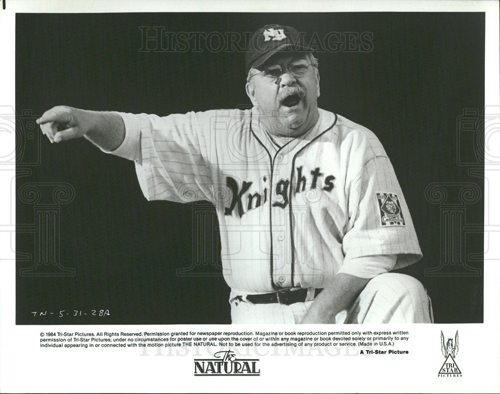 1985 Press Photo Wilford Brimley American Movie Actor  - Historic Images