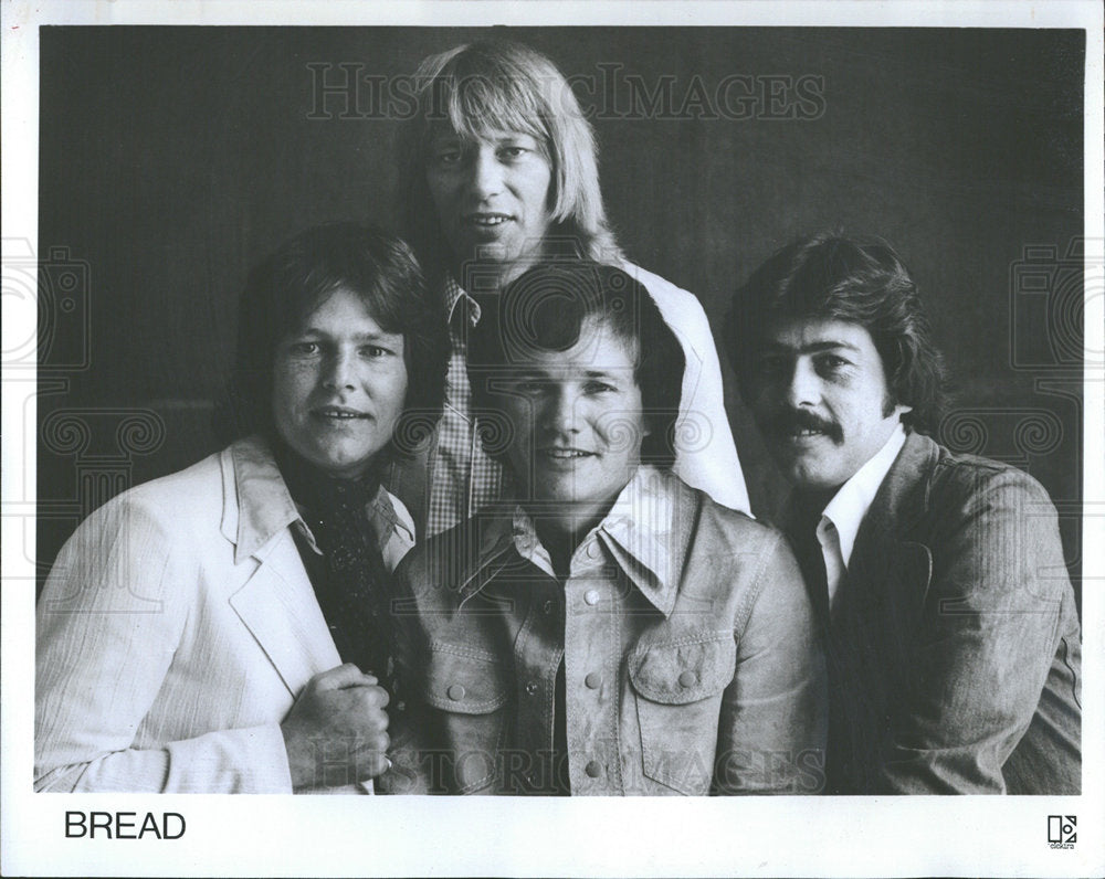 1977 Press Photo Bread/American Rock Band - Historic Images