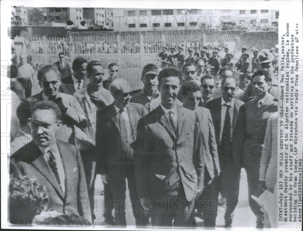 1962 Press Photo Ahmed Ben Bella - Historic Images