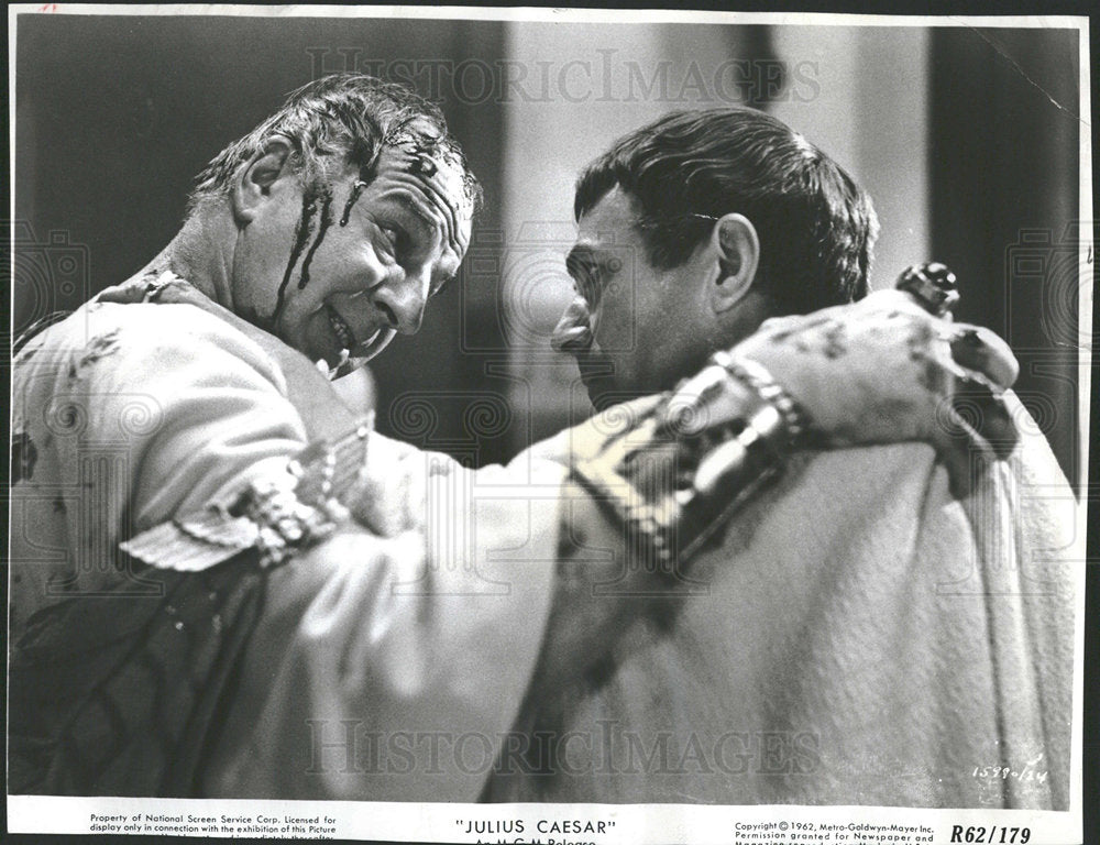 1964 Press Photo Louis Calhern James Mason Film Actors - Historic Images