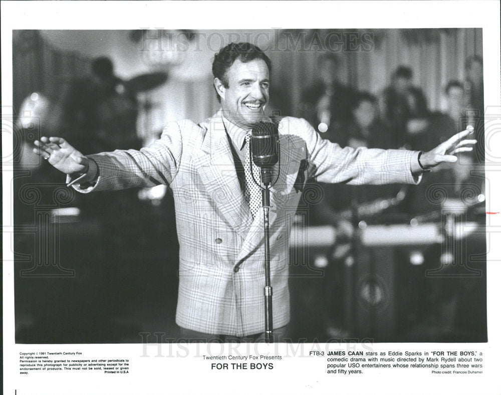 1991 Press Photo James Caan Actor For The Boys  - Historic Images