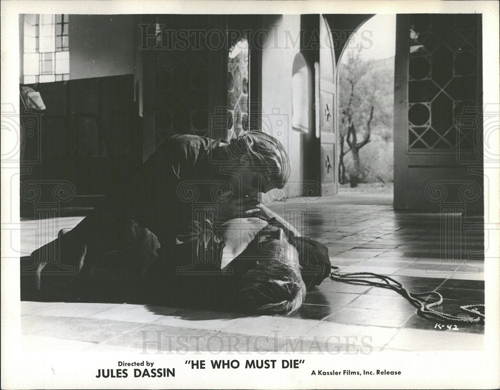 1960 Press Photo Melina Mercouri Pierre Vaneck Movie - Historic Images