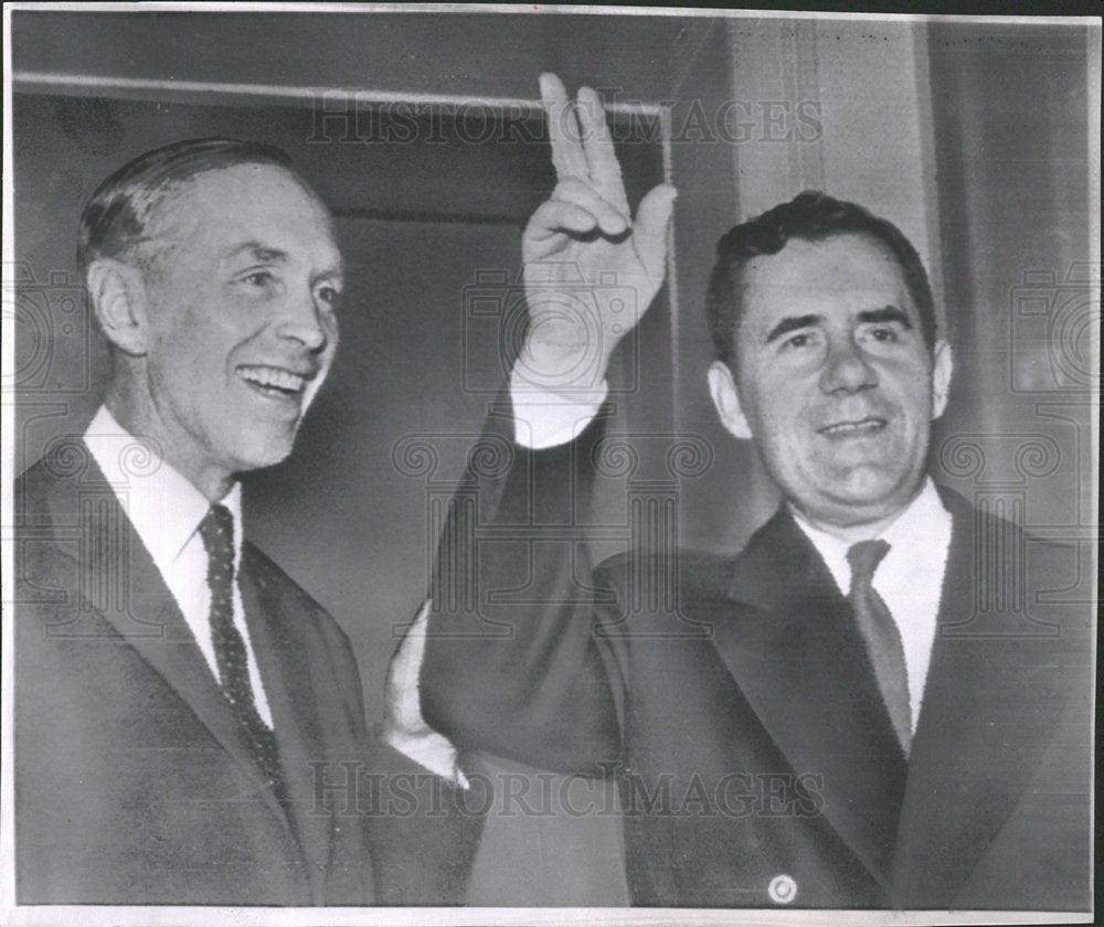 1961 Press Photo Foreign Affairs Minister Andrei Gromyk - Historic Images