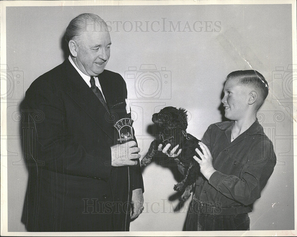 1955, KTLN Radio Host Joe Flood - RRY22487 - Historic Images