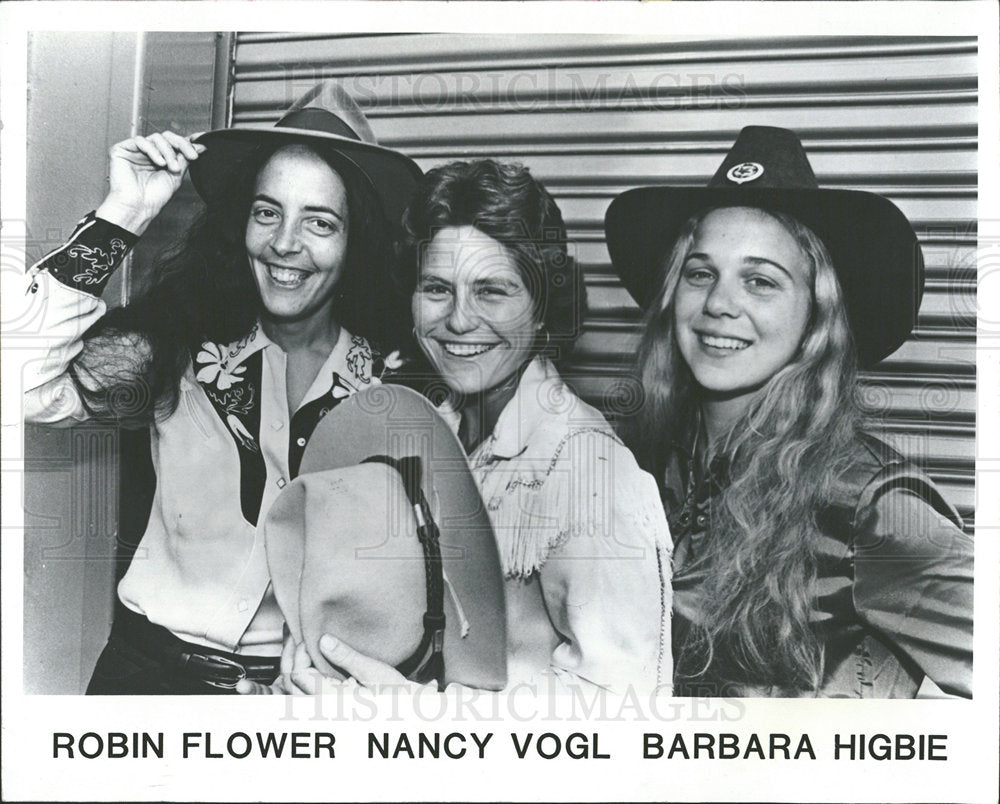 1980 Press Photo Singers Flower, Vogl and Higbie - Historic Images