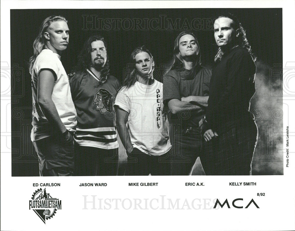 1992 Press Photo Flotsam and Jetsam/Thrash Metal Band - Historic Images