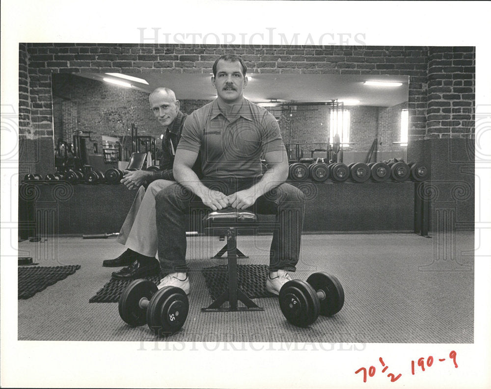 1984 Press Photo Bodyworks Owners Nolan Byers - Historic Images